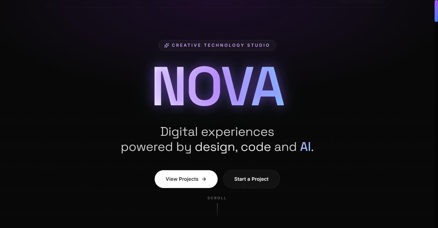 NOVA Studio — Creative Technology