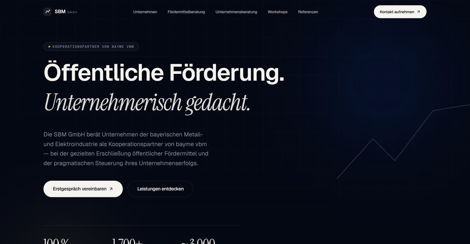 SBM GmbH — B2B Consulting